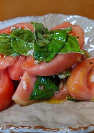 トマトのサラダ(おつまみに♪)-レシピのメイン写真