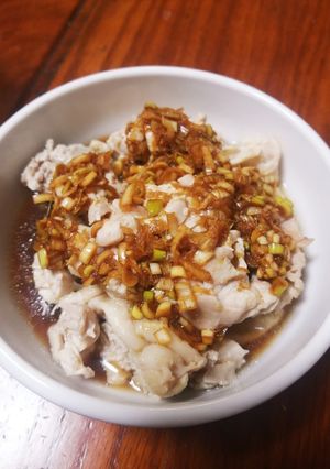 放置で簡単！茹で鶏もも×レモン生姜醤油-レシピのメイン写真