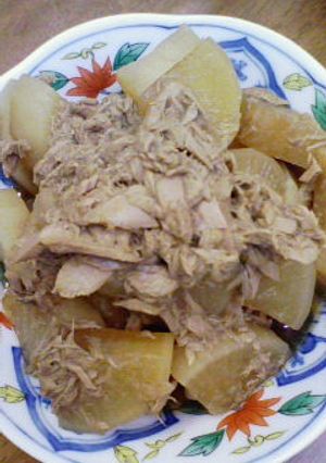 お手軽！　大根とツナの煮物-レシピのメイン写真