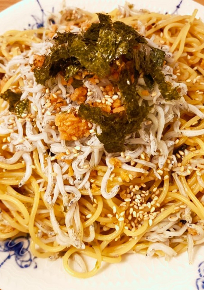 簡単♪しらすと鮭の和風パスタ♪-レシピのメイン写真