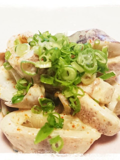おつまみ☆イカの七味マヨネーズ和え-レシピのメイン写真
