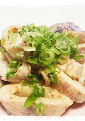 おつまみ☆イカの七味マヨネーズ和え-レシピのメイン写真