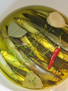 稚鮎のコンフィ-レシピのメイン写真