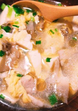ダイエットに！ふんわり中華スープ-レシピのメイン写真
