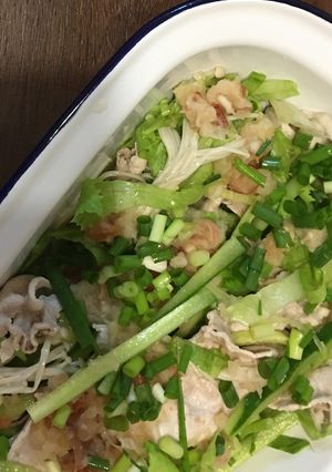 減塩！みょうがと梅干のおろしのせ冷しゃぶ-レシピのメイン写真