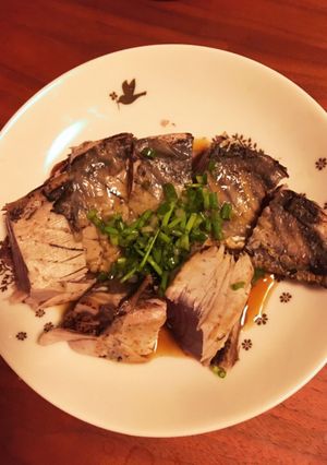 カツオの刺身をニンニクポン酢で-レシピのメイン写真