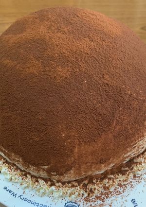 たっぷり美味しいティラミスのドームケーキ-レシピのメイン写真