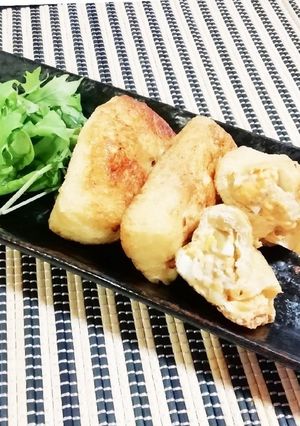 ゆで卵のコロッケ。油揚げで!-レシピのメイン写真