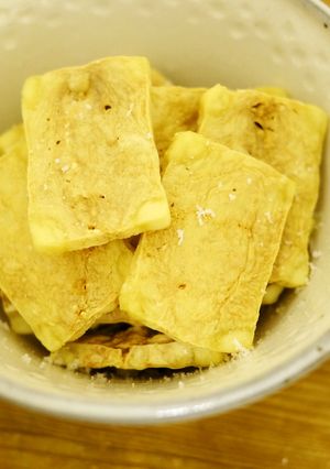 電子レンジで簡単!お豆腐チップス-レシピのメイン写真