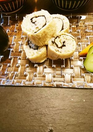 お茶漬けの素DE炊き込みご飯のいなり巻き-レシピのメイン写真