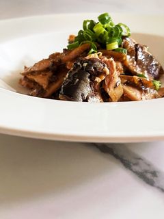 いわし缶と魚ニソのわさび醤油炒め-レシピのメイン写真