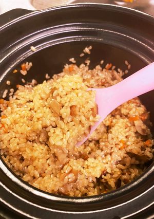 玄米の炊き込みご飯(^^)-レシピのメイン写真