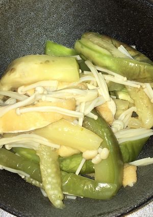 油揚げと狩留家茄子の柚子胡椒ポン酢煮-レシピのメイン写真