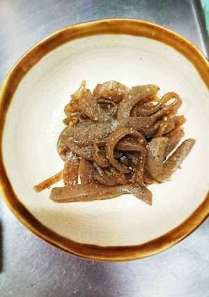 板こんにゃくのきんぴら-レシピのメイン写真
