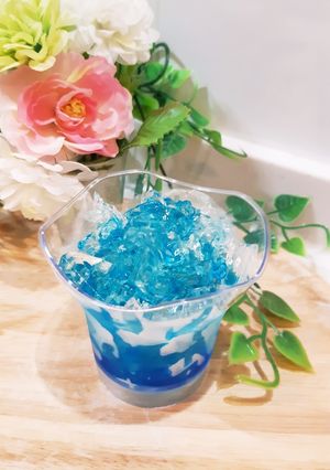 水ゼリー～かき氷style夏休みの宝石箱-レシピのメイン写真