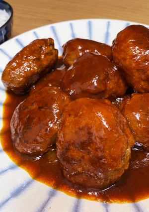 ばあばのハンバーグ-レシピのメイン写真