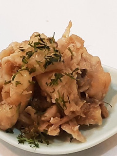 鶏肉リメイク甘辛焼き~青のり風味で-レシピのメイン写真