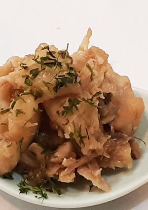 鶏肉リメイク甘辛焼き～青のり風味で-レシピのメイン写真