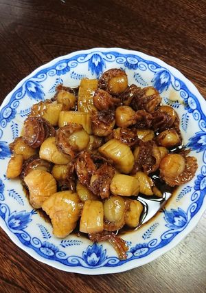 ベビーホタテの甘辛煮-レシピのメイン写真