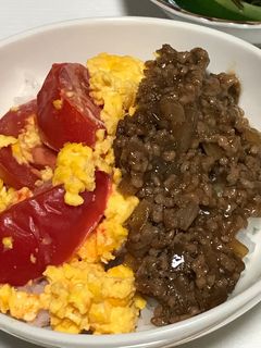 アレンジそぼろ丼-レシピのメイン写真