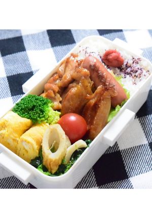 簡単!照り焼きチキン弁当♡-レシピのメイン写真