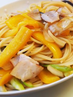 夏野菜の和風パスタ-レシピのメイン写真