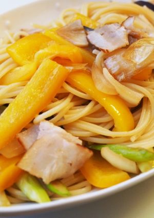 夏野菜の和風パスタ-レシピのメイン写真