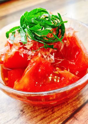 甘くないトマトが美味しくなる食べ方-レシピのメイン写真