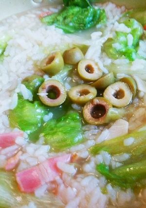 ベーコンレタスリゾット-レシピのメイン写真