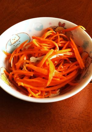 人参と茹で鶏のマリネ-レシピのメイン写真