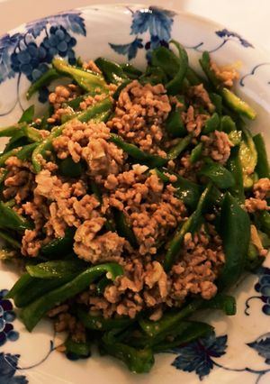 ピーマンのひき肉味噌炒め-レシピのメイン写真