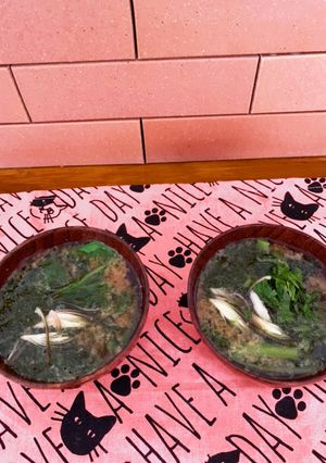 アカモクとつる紫のネバネバお味噌汁-レシピのメイン写真