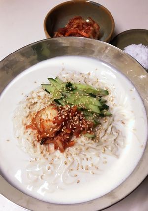 韓国夏ご飯。濃厚豆乳麺「コングクス」-レシピのメイン写真