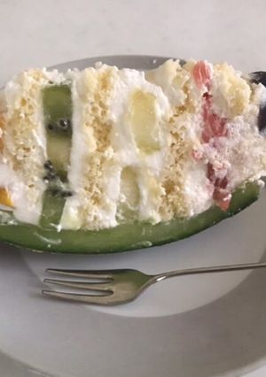 丸ごとメロンケーキ-レシピのメイン写真
