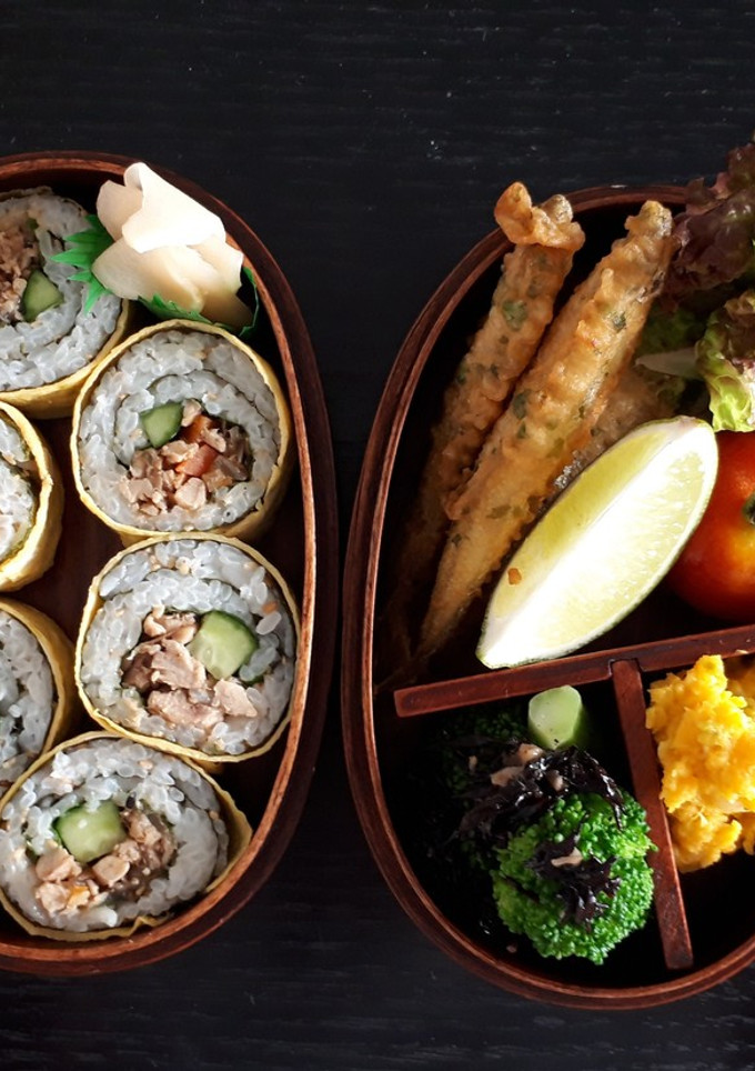 サバそぼろの巻きずし弁当-レシピのメイン写真