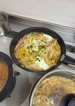 豚肉とごぼうの柳川風卵とじ-レシピのメイン写真