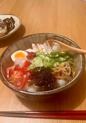 もずく冷麺-レシピのメイン写真