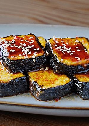 ヘルシー美味い！豆腐のピリ辛海苔巻き♪-レシピのメイン写真