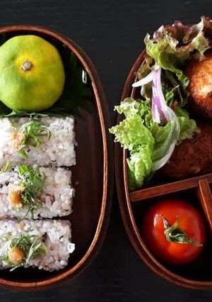 鶏肉とチーズのメンチカツ弁当-レシピのメイン写真