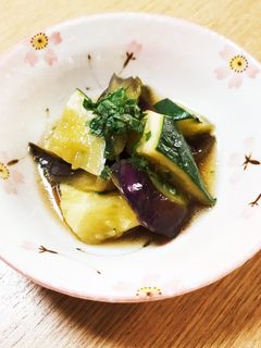 なすとズッキーニの煮浸し-レシピのメイン写真
