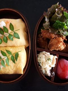 エビの茶巾寿司弁当-レシピのメイン写真