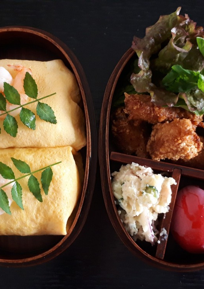 エビの茶巾寿司弁当-レシピのメイン写真