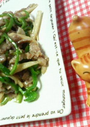 ✿我が家の❀チンジャオロースー✿青椒肉絲-レシピのメイン写真
