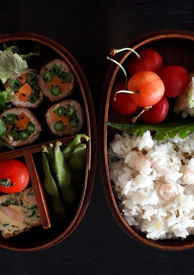 タコと山椒の佃煮の混ぜご飯のお弁当-レシピのメイン写真