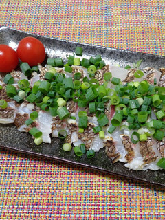 マダイの炙りネギぽん酢-レシピのメイン写真