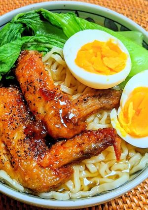 鶏手羽先ラーメン-レシピのメイン写真
