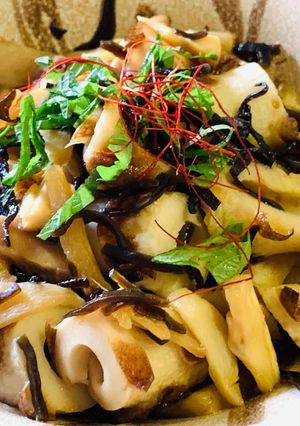 タッパでレンチン♡竹輪と生姜の炊いたん-レシピのメイン写真
