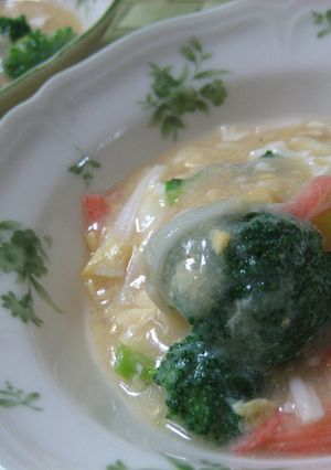カニカマのとろとろおかずスープ-レシピのメイン写真