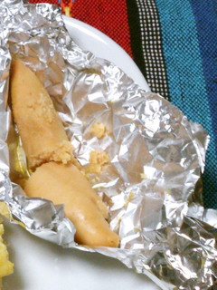 超簡単☆蒸し焼きタラコ(ホイルに包んで♪-レシピのメイン写真
