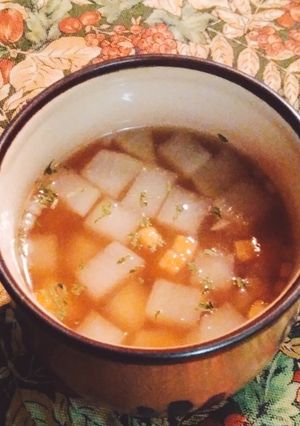 洋風大根スープ-レシピのメイン写真